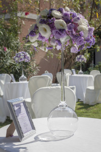wedding flower decoration in Venice